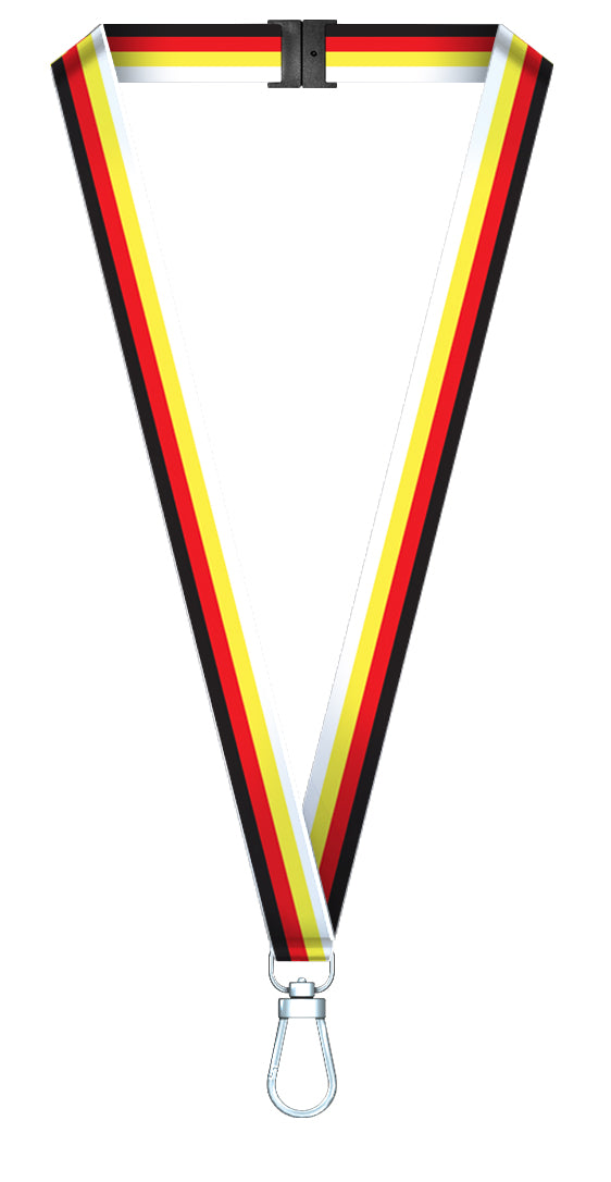 Breakaway Lanyard (4 Color Stripe)