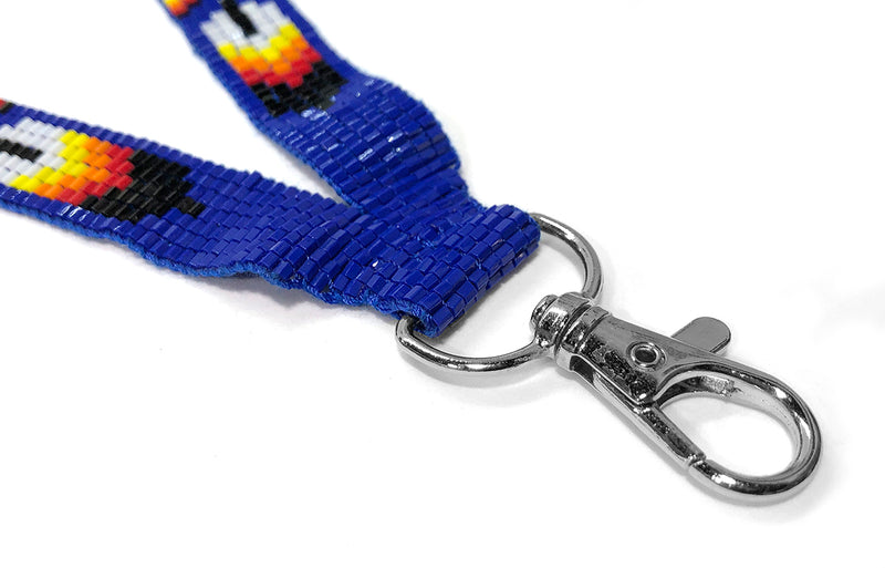 Feather Lanyard (Dark Blue)