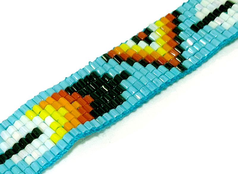 Feather Lanyard (Teal)