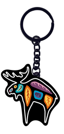 Metal Keychain - Moose (Available April 1st)