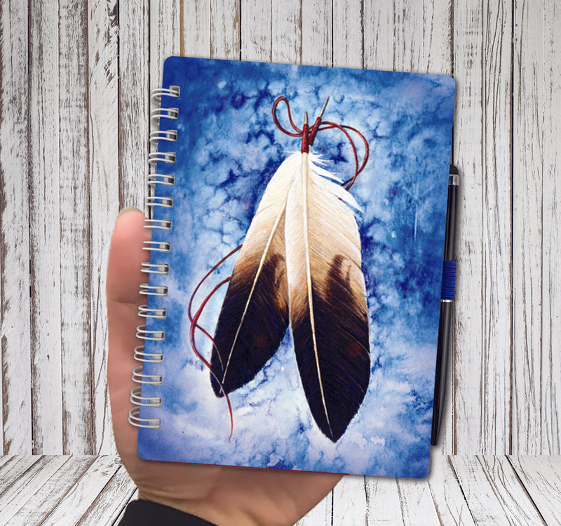 Notebook With Pen (Feather)