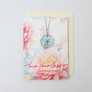 Dream Catcher Necklace Greeting Card (Love Flourishes)