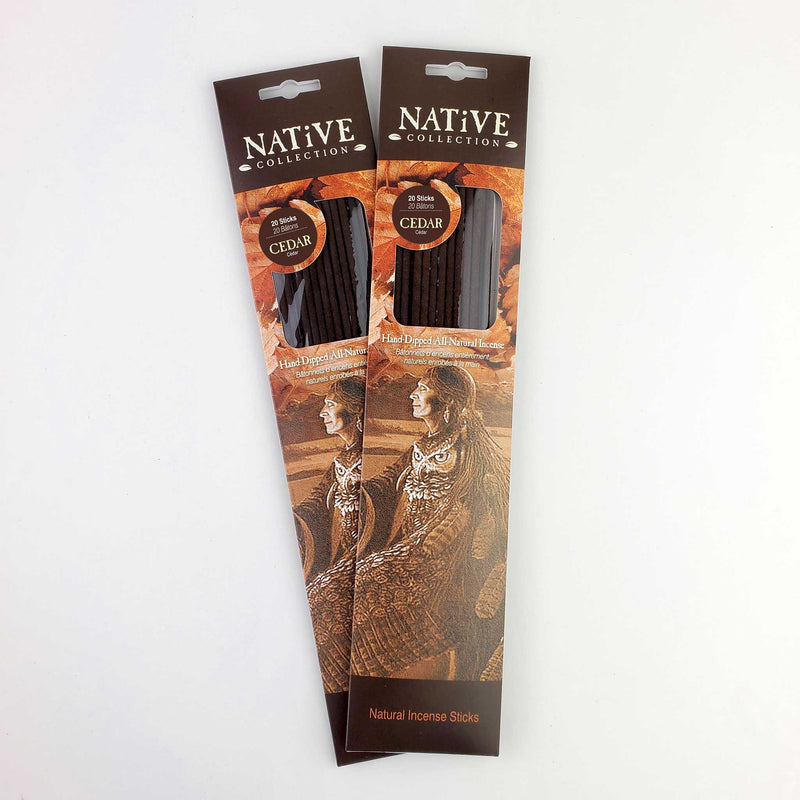 Native All-natural Incense Sticks (Cedar)