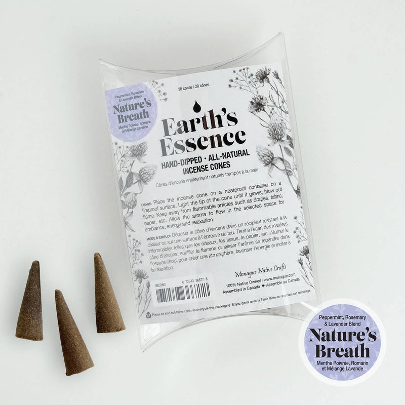 Earths Essence Incense Cones (Nature's Breath)