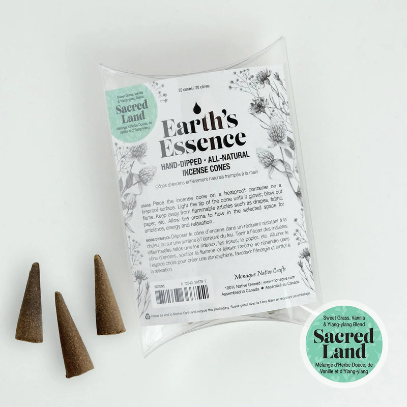 Earths Essence Incense Cones(Sacred Land)