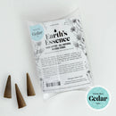 Earths Essence Incense Cones (Cedar)