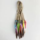 Smudging Feathers with Coloured Hackle and Guinea Feathers