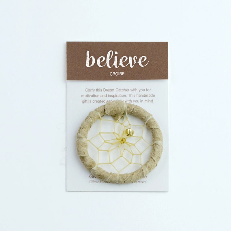 Inspirational Pocket Dream Catcher (Believe)