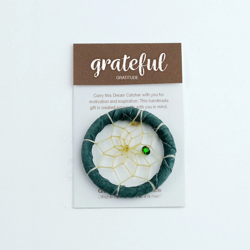 Inspirational Pocket Dream Catcher (Grateful)