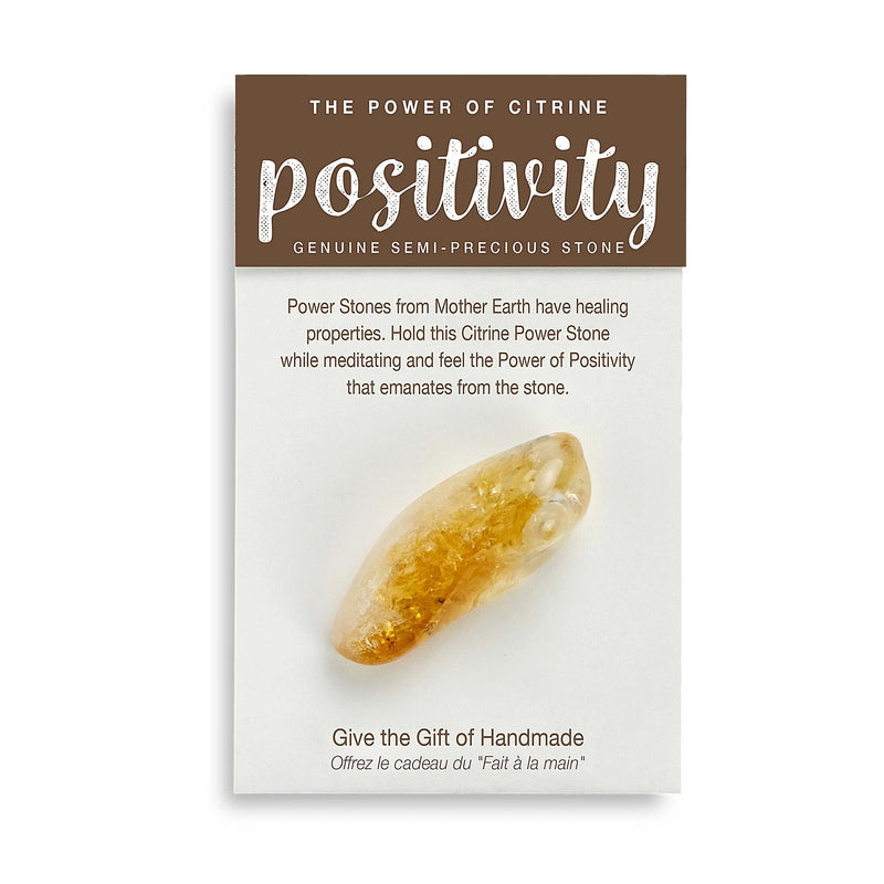 Citrine for Positivity Power Stone