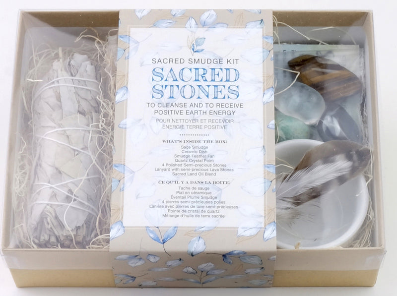 Sacred Smudge Kit - Sacred Stones [Limited Quantity]