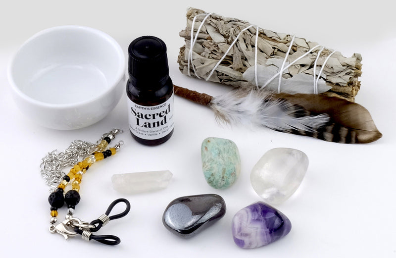 Sacred Smudge Kit - Sacred Stones [Limited Quantity]