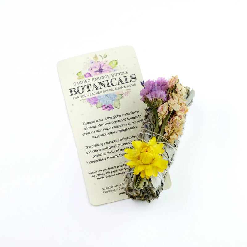 Botanicals Smudge Bundle (Lavender and Strawflower)