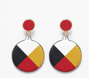 Dangle Earrings (Medicine Wheel)