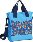 Norval Morrisseau Flowers and Birds Shoulder Bag