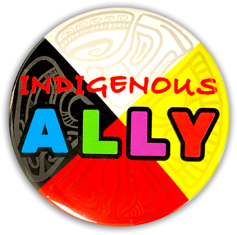 Round Button (Indigenous Ally)