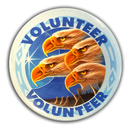 Round Button (Volunteer)