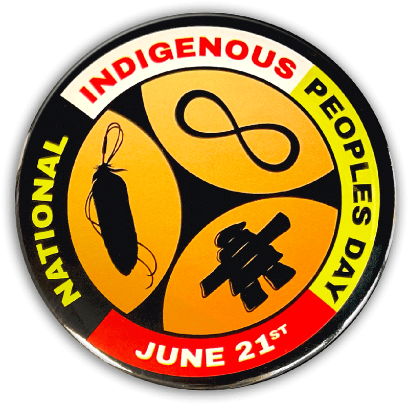 Round Button (National Indigenous Peoples Day)