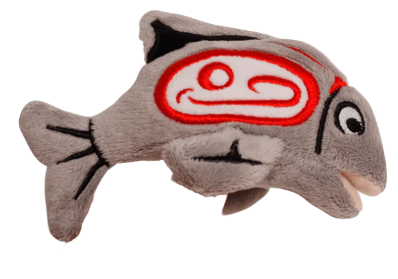 Sammy Salmon Finger Puppet, 5"