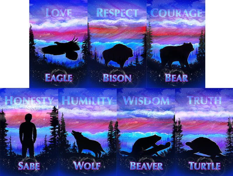 Seven Teachings (Silhouette)