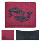 Crosshatch Wallet (Salmon)