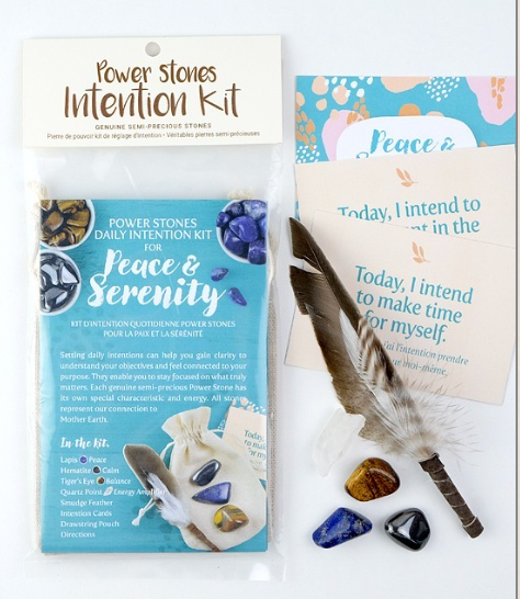 Power Stones Intention Kit for Peace and Serenity