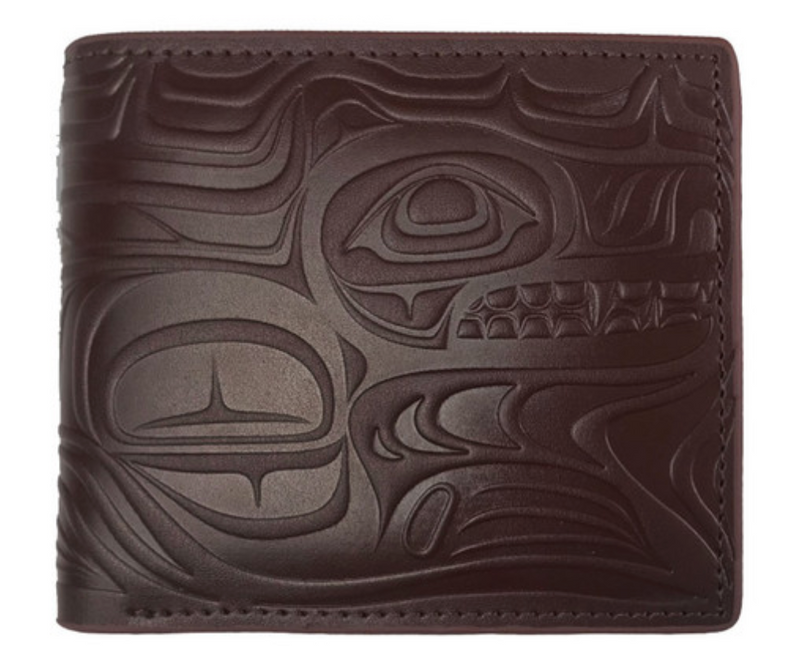 Leather Embossed Wallet (Brown)