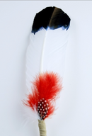 Large Smudging Feather (Red/Insight)