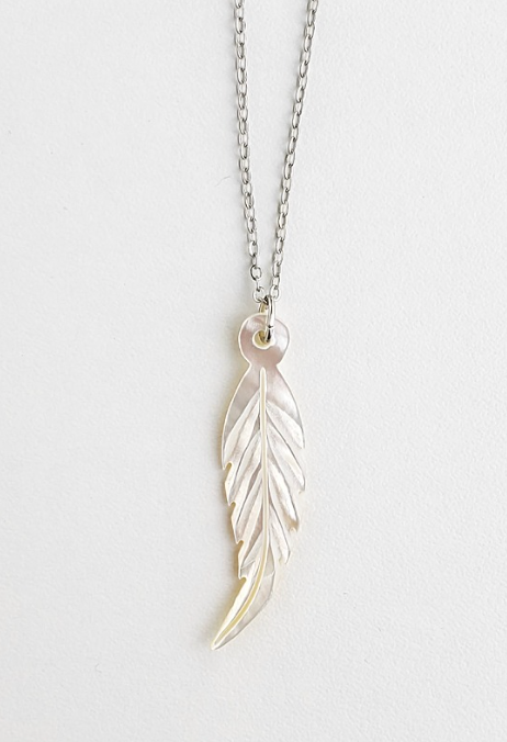 Shell Pendant (Feather)