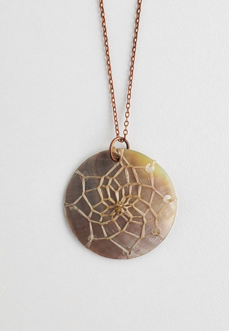 Webbed Shell Necklace