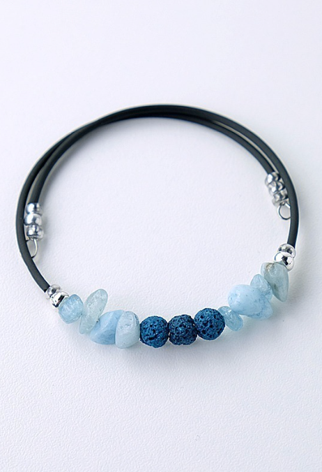 Aromatic Coil Bracelet (Blue)