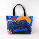 Large Tote Bag (Painting Turtles)