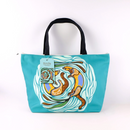 Large Tote Bag (Otters Play)]
