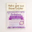 Birthstone February Dream Catcher Kit