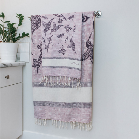 Artisan Cotton Towel (Birds)