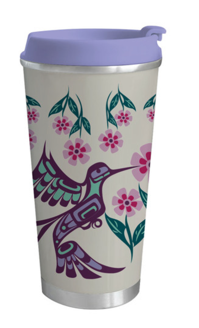 Art Travel Mug (18oz) - Hummingbird