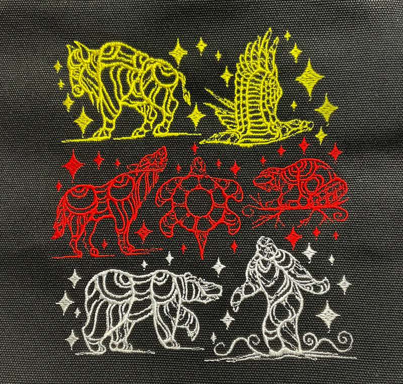 Embroidered Tote Bag (Seven Teachings)