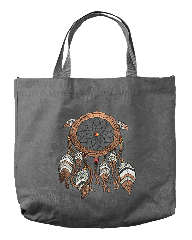 Embroidered Tote Bag (Dreamcatcher)