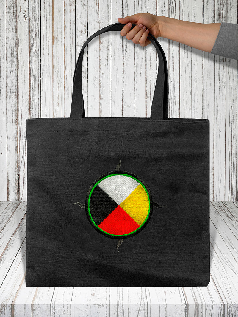 Embroidered Tote Bag (4 Color)