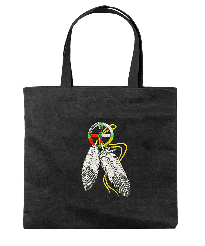 Embroidered Tote Bag (Medicine Wheel)