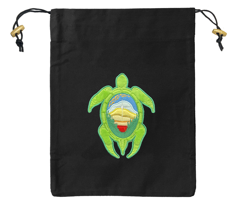 Small Embroidered Tote Bag (Turtle)