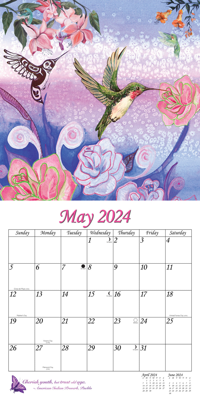 2024 Traditional Calendar