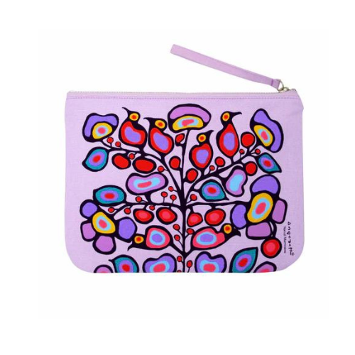 Eco Zip Pouch (Floral/Purple)