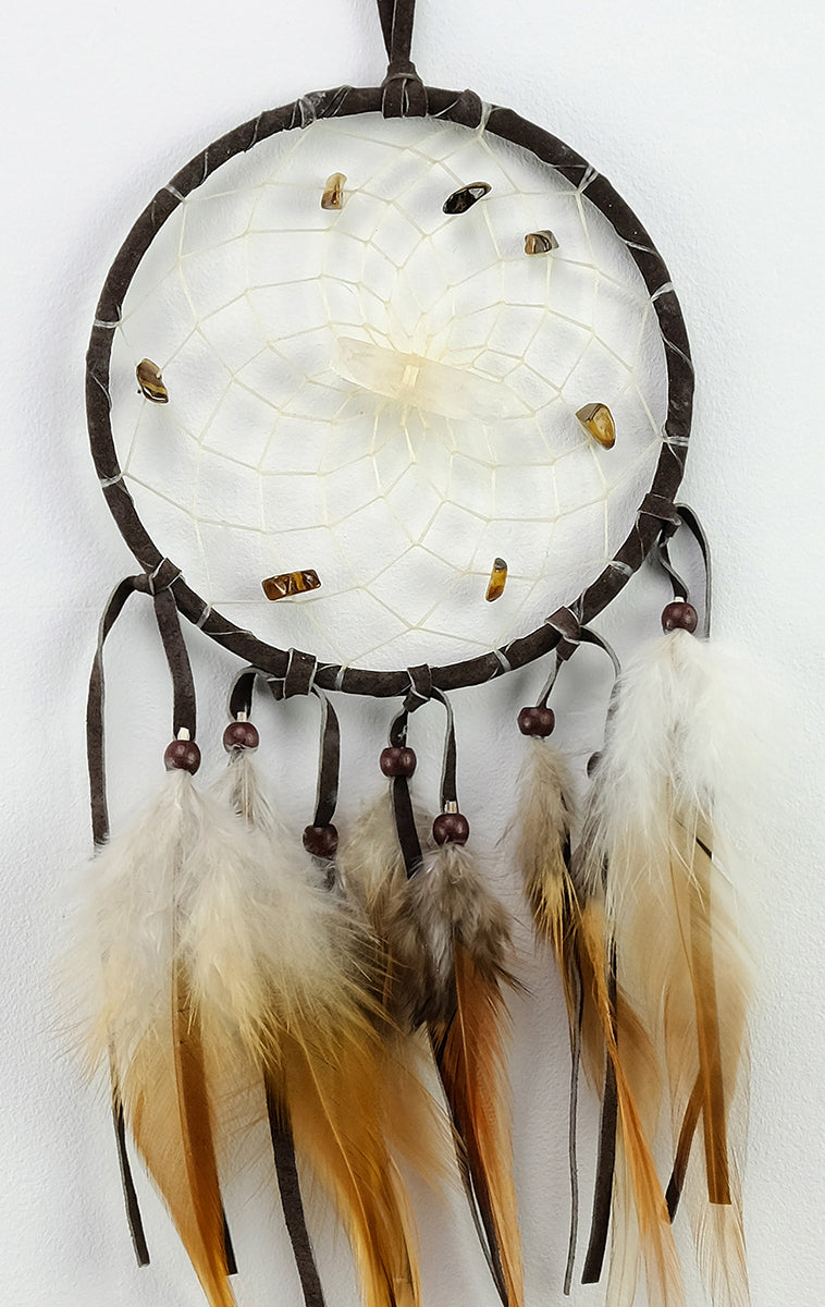 4" Vision Seeker Dreamcatcher (Dark Brown)