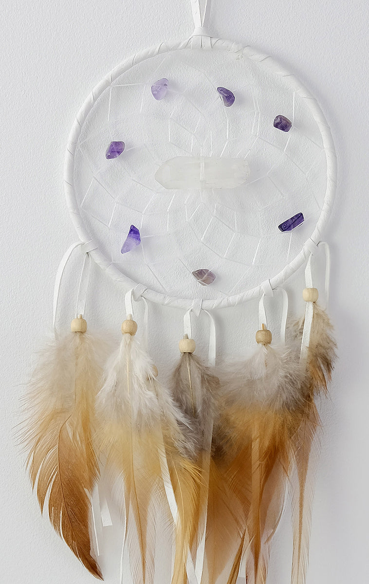 4" Vision Seeker Dreamcatcher (White)