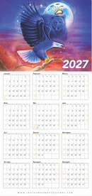 2027 Wipe-clean Calendar (Eagle/Bear)