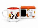 14oz-Ceramic Mug (Rabbits)