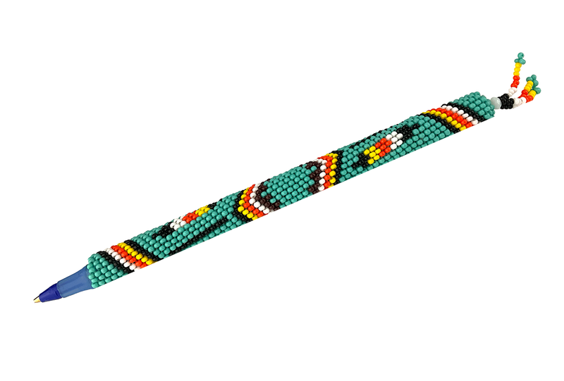 Beaded Pen (Teal)