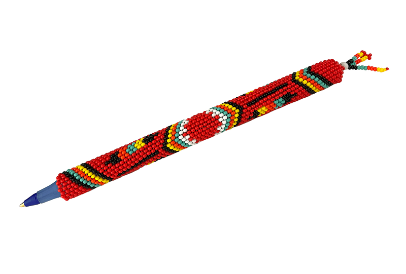 Beaded Pen (Red)