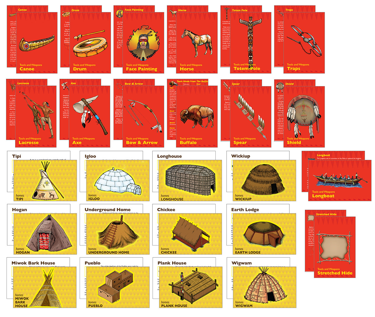 Educational Card Set - Homes + Tools [Limited Quantity]